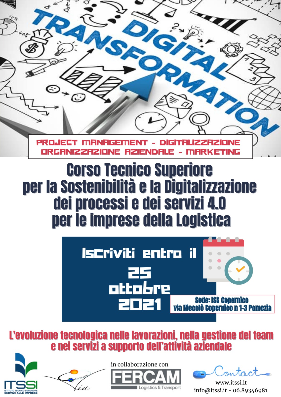 Formazione tecnica superiore, iscrizioni fino al 25 ottobre