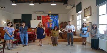 Cultura a Pomezia, il Sindaco incontra Ileana Di Nallo, Laura Lettere, Zhang Nanxi e Anna Maria Paoluzzi, autrici di un manuale di cultura e letteratura cinese per le scuole.