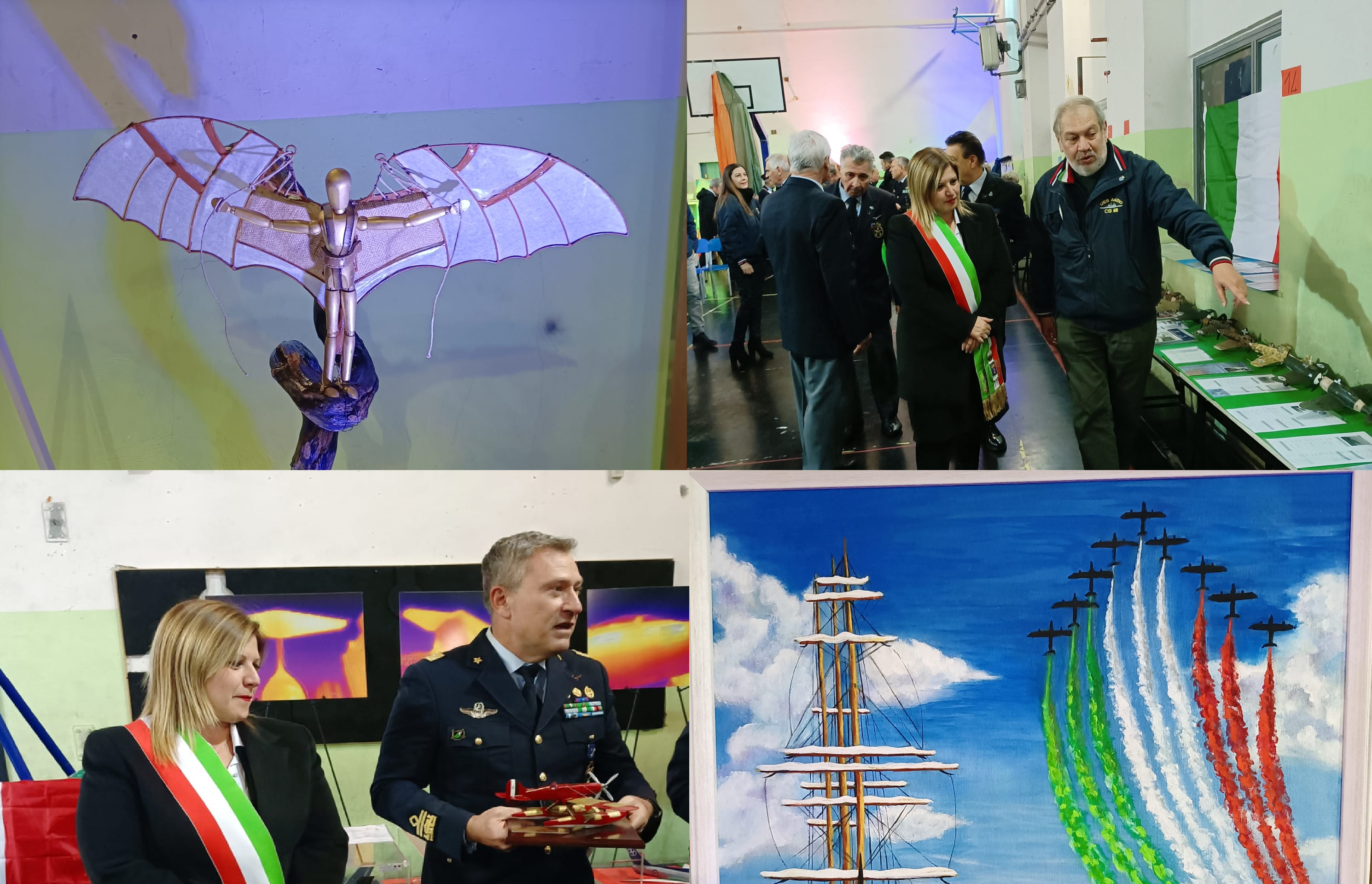 Inaugurata a Pomezia la mostra aeronautica "Settimana Azzurra"