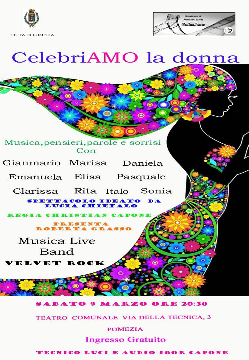 Celebriamo la donna: musica, pensieri, parole e sorrisi al Teatro Comunale di Pomezia