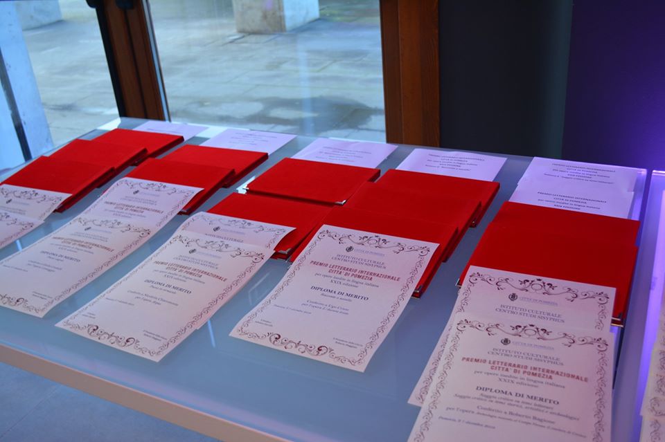  XXIX edizione del Premio letterario internazionale “Città di Pomezia”. 