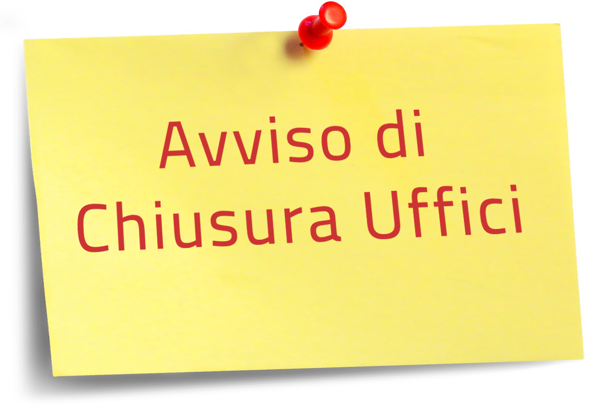 Chiusura ufficio attività produttive e suap venerdì 13 dicembre 2019