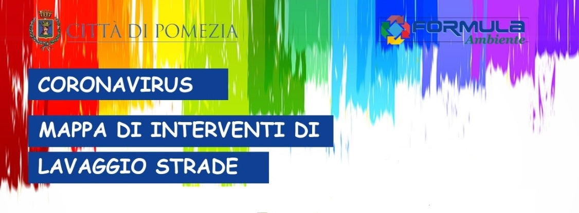 Aggiornamento Coronavirus, pubblicata la mappa con gli interventi di pulizia strade