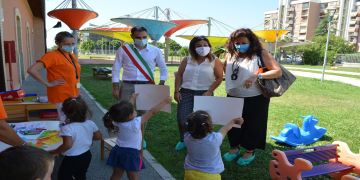 Centri estivi a Pomezia, il Sindaco Zuccalà e l'Assessore Delvecchio in visita alle strutture pubbliche