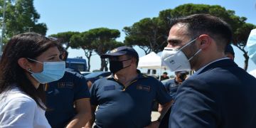 Campo rom di Castel Romano, sopralluogo congiunto della Sindaca di Roma Virginia Raggi e del Sindaco di Pomezia Adriano Zuccalà