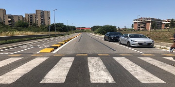 Pomezia, completata la pista ciclabile in Via Varrone. Il Sindaco: “Finalmente chiudiamo il primo anello ciclabile collegando più quartieri in sicurezza” 