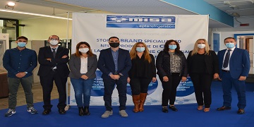 Pomezia, il Sindaco Adriano Zuccalà in visita al gruppo Epta